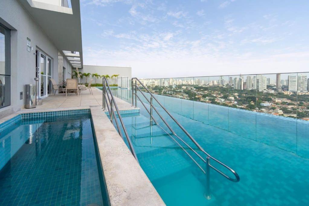 Flat único no Jardim Goiás - Próximo ao Shopping FLAMBOYANT - Edf Metropolitan Sidney - MS1102T Goiânia Exterior foto